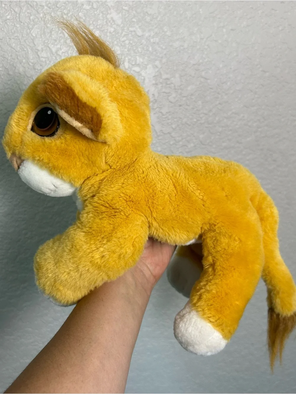 Vintage Mattel 1993 Floppy Simba Lion King Plush